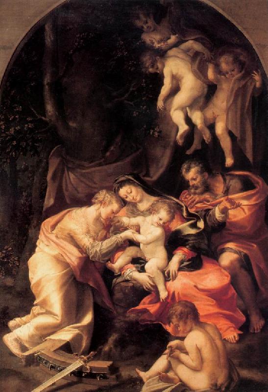 MAZZOLA BEDOLI, Girolamo Marriage of St Catherine syu